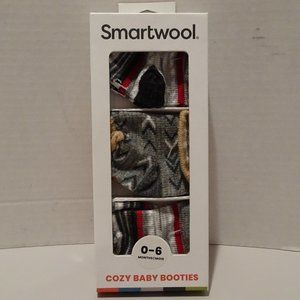 Smartwool Toddler Socks Baby Bootie 0-6 months Merino Wool Trio 3 Pairs NEW Cozy